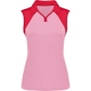 Tricou polo tehnic din material combinat fÄƒrÄƒ mÃ¢neci. Material Interlock combinat cu plasÄƒ pe lateral È™i spate. Margini pe rÄƒscroiala mÃ¢necii È™i guler. Guler tip cÄƒmaÈ™Äƒ. Cu stil modern È™i plÄƒcut la atingere.; cod produs : 0354_3478