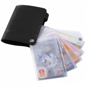 Valencia card holder - BK;10219800