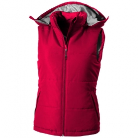 Gravel lds Bodywarmer,Red,L;3343025