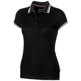 Deuce lds tip polo,Black,L;3310599