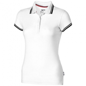 Deuce lds tip polo,Wht,L;3310501