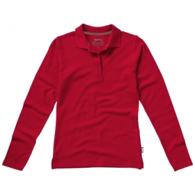 Point lds LS polo,Red,L;3310725