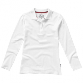 Point lds LS polo,Wht,L;3310701