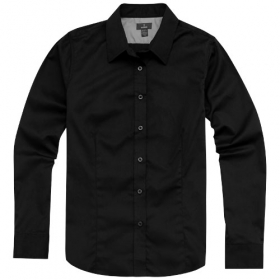 Wilshire Lds ls Shirt,Black,L | 3817399