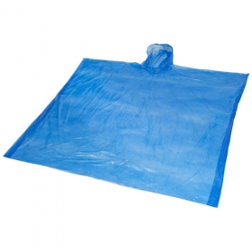 Ziva disposable rain poncho with pouch;10042901