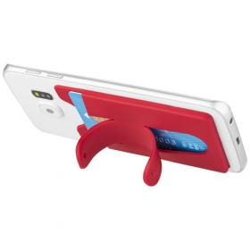 Silicone Phone Wallet with Stand;13421801