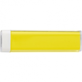 ABS power bank with Li-ion battery, Yellow | 4200-06