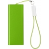 Aluminium power bank with Li-polymer 2000mAh, Light green; cod produs : 7093-19