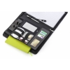 A4 Svepa PU document folder, integrated power bank, Grey; cod produs : 6729-03