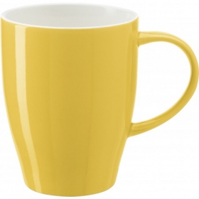 Solid coloured, two tone mug, Yellow | 1124-06