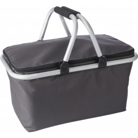Oxford fabric cooler, foldable shopping basket, Grey | 7510-03