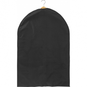 PEVA garment bag with a zipper, Black | 6449-01