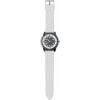 Large, alloy and mineral glass watch for men, White; cod produs : 6495-02