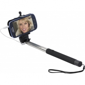 ABS telescopic selfie stick, Black | 9219-01