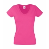 Ladies V-neck t-shirt    FO1398-FU-L; cod produs : FO1398-FU