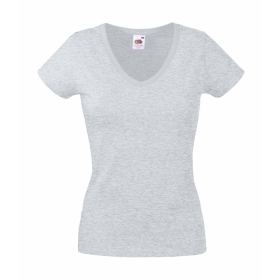 Tricou damÇŽ V                FO1398-GY-L;FO1398-GY