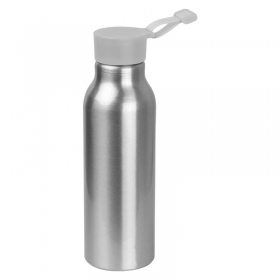 Metal drinking bottle with silicone lid;6086307